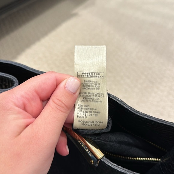 Burberry Grained Leather Woodbury Tote - Picture 7 of 11